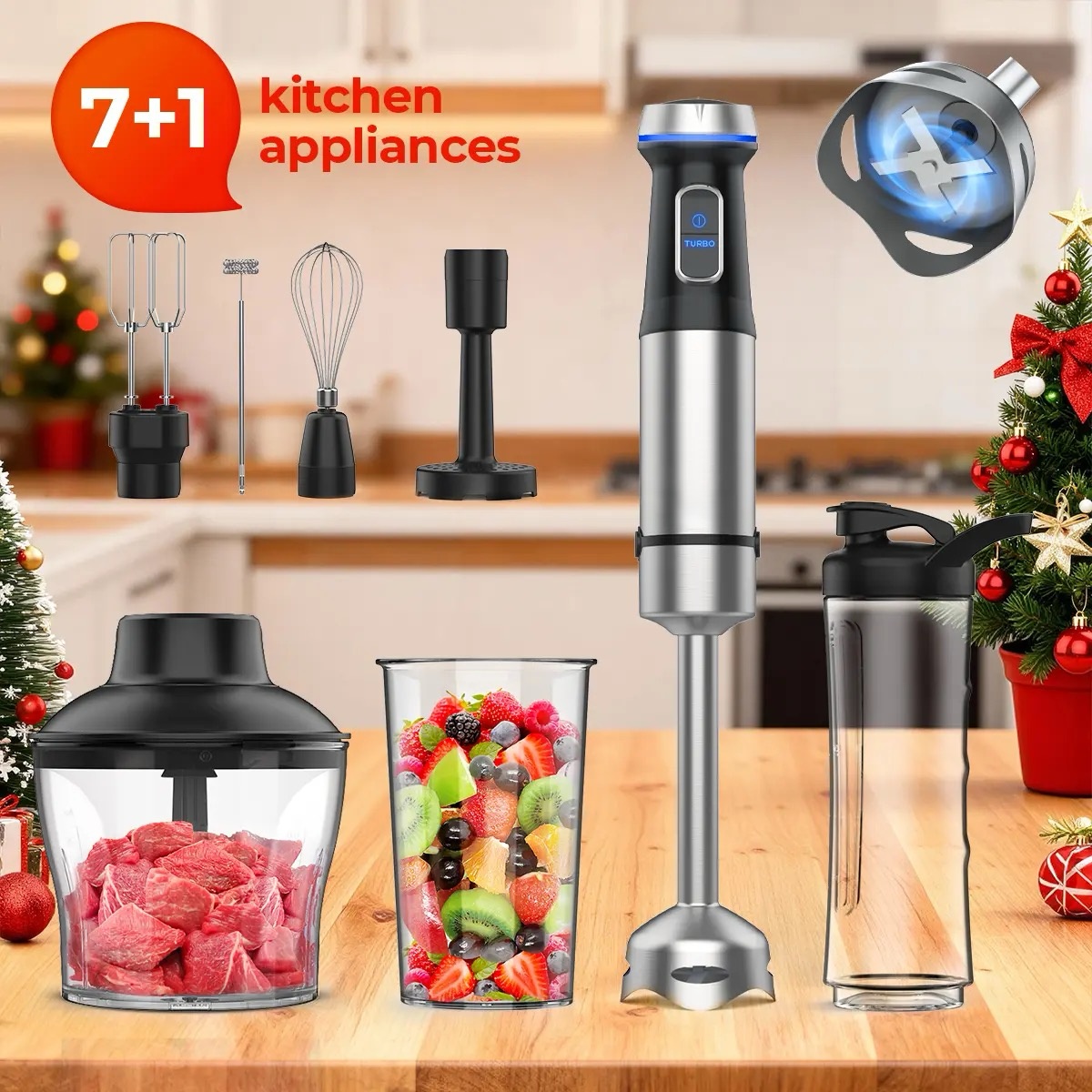 Immersion Blender Kitchen Hand Mixer